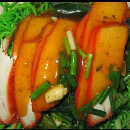 หมี่หยกเกี๊ยวหมูแดงแห้ง