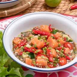 แซลมอนปลาร้าแซ่บ