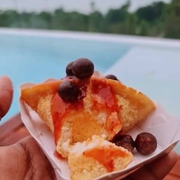 ไอติมทอดวานิลาช็อคบอล