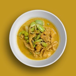 แกงหมูเขียวหวานลูกเหรียง