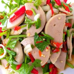 Spicy Vietnamese Sausage Salad