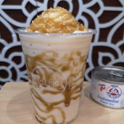 นมหมีอิงลิชทอฟฟี่ซีซอลท์ปั่น