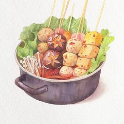 ชาบู เสียบไม้
