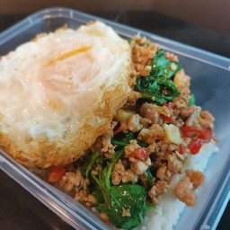 ข้าวกระเพราหมูสับ