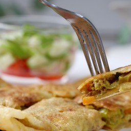 โรตีมะตะบะไก่ (ฮาลาล)