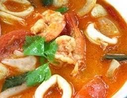 ต้มยำกุ้งหมึก(น้ำข้น)