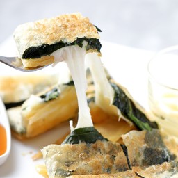 โรตีผักขมชีส