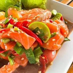 เกาเหลาแซลมอน(ปลาร้า)