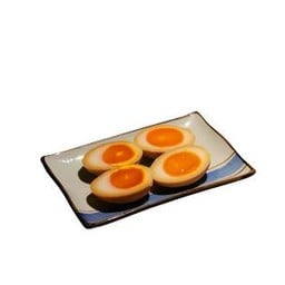 Karanegi Tamago (ไข่ต้มยางมะตูมและยำต้นหอมญี่ปุ่น)