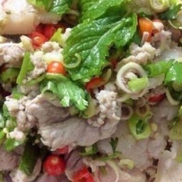 ยำหมูตะไคร้