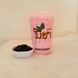 นมเย็นสีชมพู