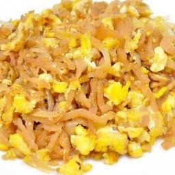 ไชโป๊ะหวานผัดไข่ ราดข้าว