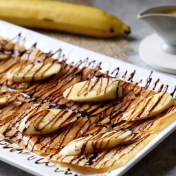 โรตีบางกรอบ กล้วย+ช็อคโกแลต