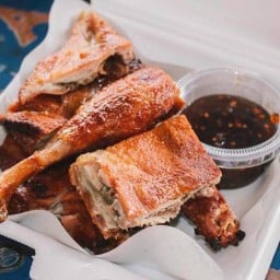 เป็ดย่างเกลือ บังมัด ( ฮาลาล ) รามคำแหง 60 หรือ กรุงเทพกรีฑา 7