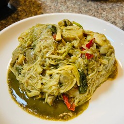 หมกหน่อไม้ใส่หมูสามชั้น