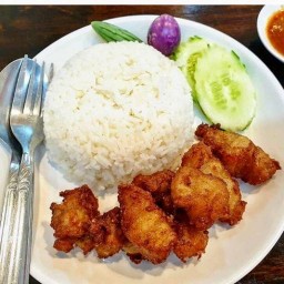 หมูทอด ไก่ทอด ป้าเจน