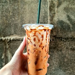 ชาไทยนมสดบราวน์ชูก้า