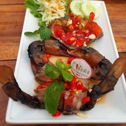 ปูทะเลไข่ดองน้ำปลากวน (ราคาตามน้ำหนัก)