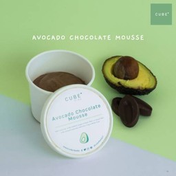 อโวคาโด้ ช็อคโกแลตมูส Avocado Chocolate Mousse