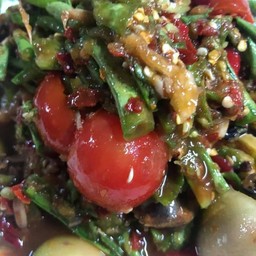 ตำถั่ว ปู ปลาร้า