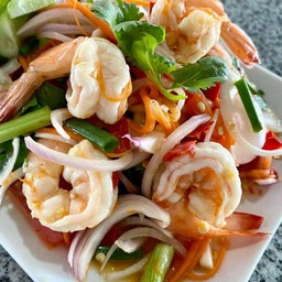 ยำกุ้งสุก