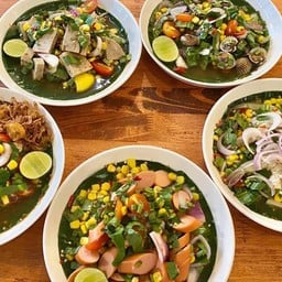 Oh!แซ่บ+กุ้งเผาเป็นๆ