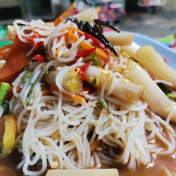 ตำชั่วไหลบัว กุ้งสดหรือกุ้งสุก