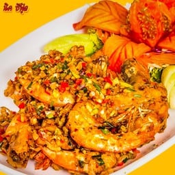 กุ้งผัดพริกเกลือ - กุ้งกระเทียม