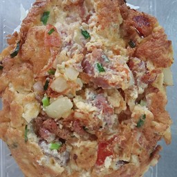 ข้าว+ไข่เจียวแหนม