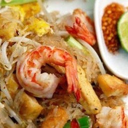 Glass Noodles, Pad Thai, Fresh Shrimp