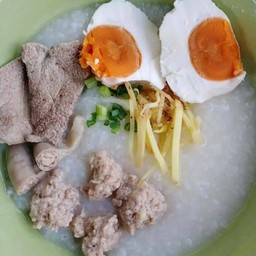 โจ๊กรวม+ไข่เค็ม