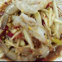 ตำปูปลาร้ากุ้งสด