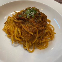 สปาเก็ตตี้ซอสมะเขือเทศหมูสับ