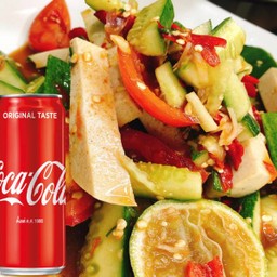 ตำแตงหมูยอปลาร้าคู่โค๊ด