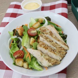 สลัดอกไก่ย่าง