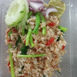 ข้าวผัดคะน้าปลาเค็ม (เมนูแนะนำ)