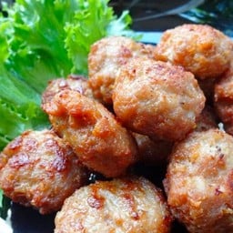 หมูปั้นอินทรีย์ทอด