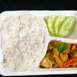 ข้าวทะเลผัดผงกะหรี่