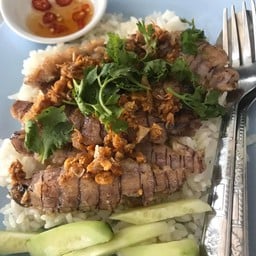 ข้าวกั้งกะเทียม