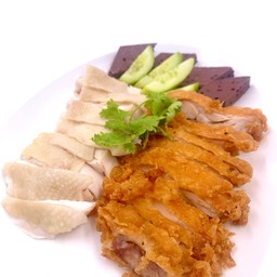 ไก่ตอน+ไก่ทอดสับ