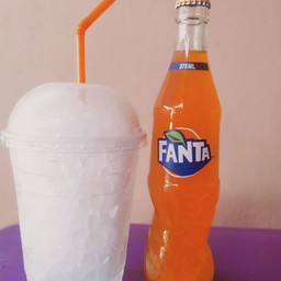 น้ำส้ม 375ml.(แก้งถัง+น้ำแข็ง)