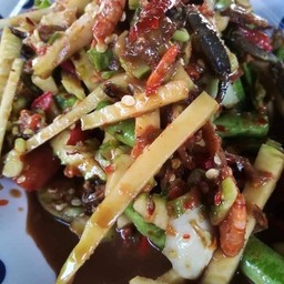 ตำมะม่วงปูปลาร้า