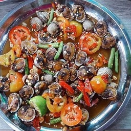 ตำหอยแครง (ไม่เส้น)