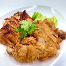 ไก่ทอด+ไก่ย่างสับ
