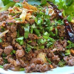 ลาบเนื้อสุก