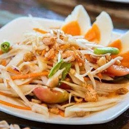 ตำไทยไข่เค็ม