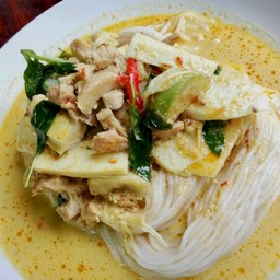 ชุด ขนมจีน+แกงเขียวหวานไก่