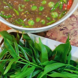 น้ำพริกกะปิ+ผักสด