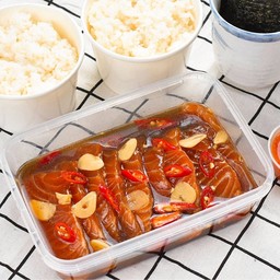 Pickled Salmon In Soy Sauce Set