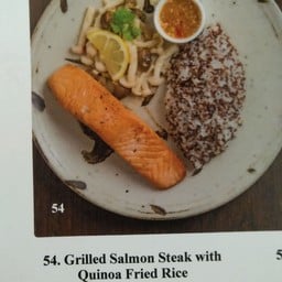Grilled salmon with Quinoa Fried Rice Promotion